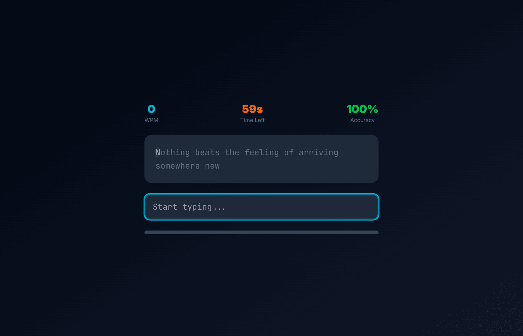 Typing Race